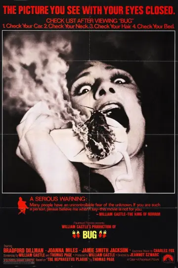 Poster to the movie "Bug" #1093255
