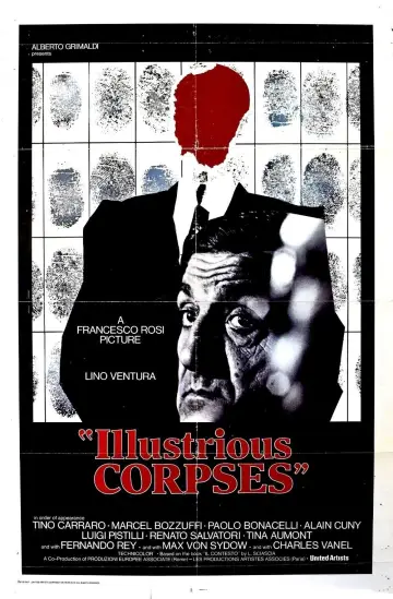 Poster to the movie "Illustrious Corpses" #1883003