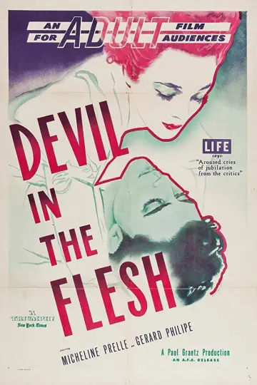 Poster to the movie "Devil in the Flesh" #1084260