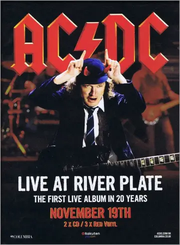 Poster to the movie "AC/DC: Live at River Plate" #1056345
