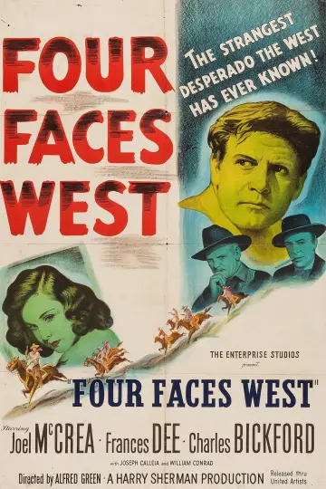 Poster to the movie "Four Faces West" #1870139