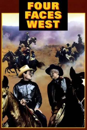 Poster to the movie "Four Faces West" #1870140