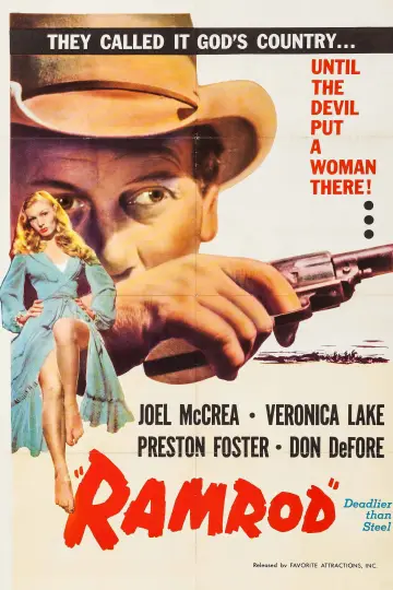 Poster to the movie "Ramrod" #1100395