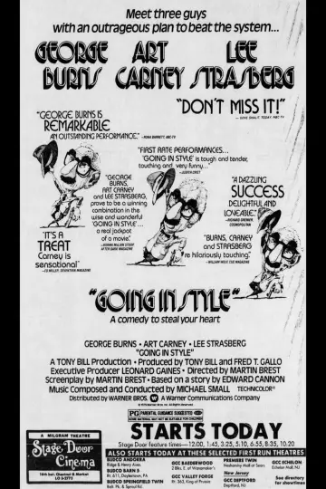 Poster to the movie "Going in Style" #1813017