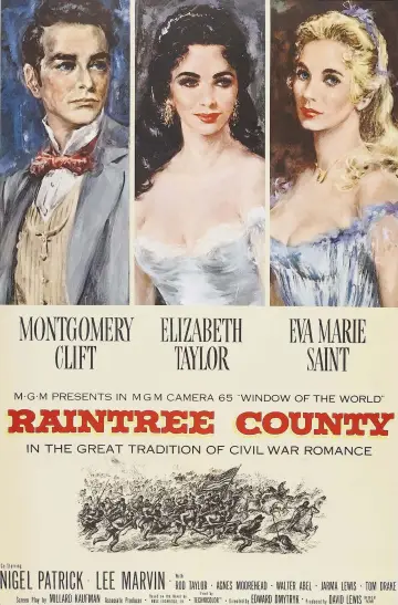 Poster to the movie "Raintree County" #743512