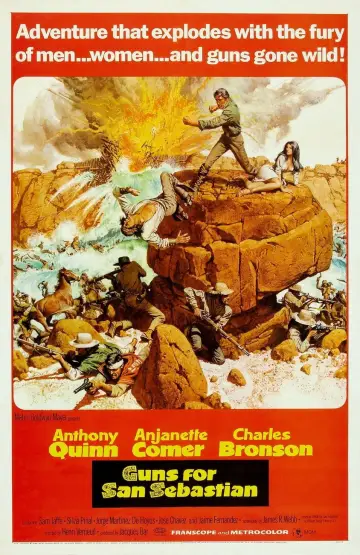 Poster to the movie "Guns for San Sebastian" #1871813