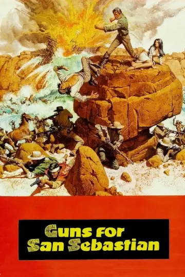 Poster to the movie "Guns for San Sebastian" #1871815
