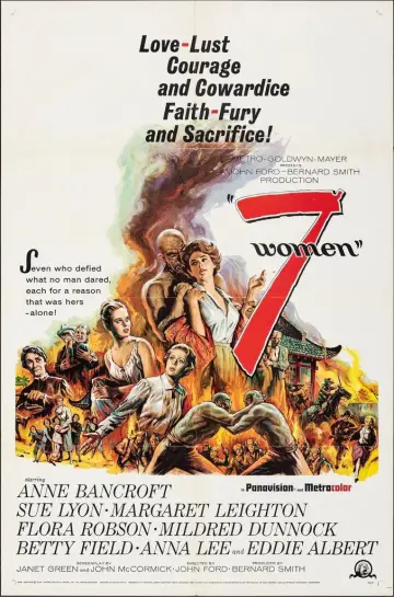 Poster to the movie "7 Women" #1111824