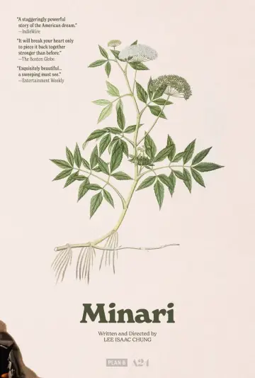 Poster to the movie "Minari" #866108