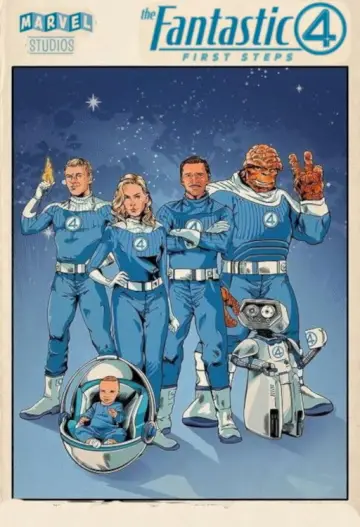 Poster to the movie "The Fantastic 4: First Steps" #1182448