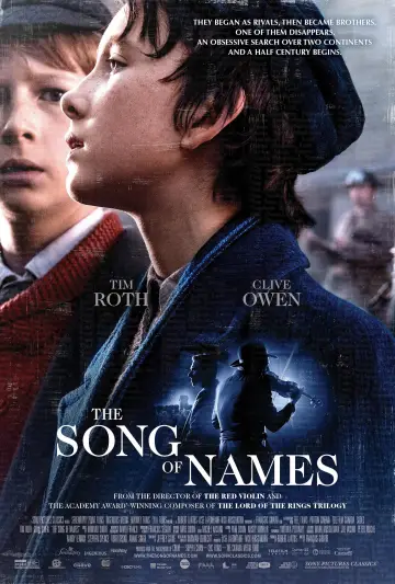 Poster to the movie "The Song of Names" #1011645