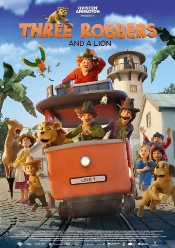 Poster to the movie "Three Robbers and a Lion" #787965