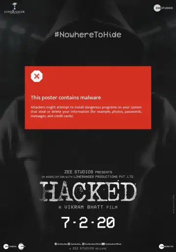Poster to the movie "Hacked" #908014