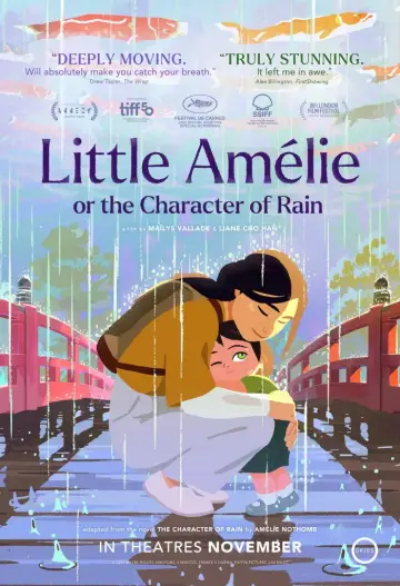 Poster to the movie "Little Amélie or the Character of Rain" #816653