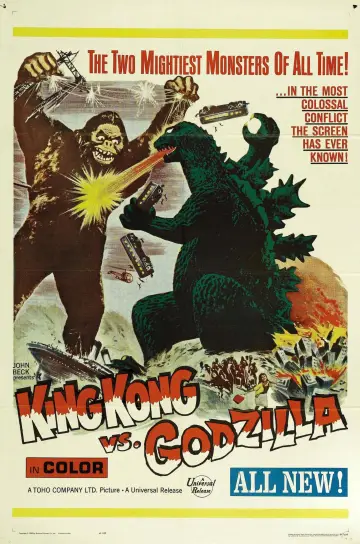 Poster to the movie "King Kong vs. Godzilla" #1027663