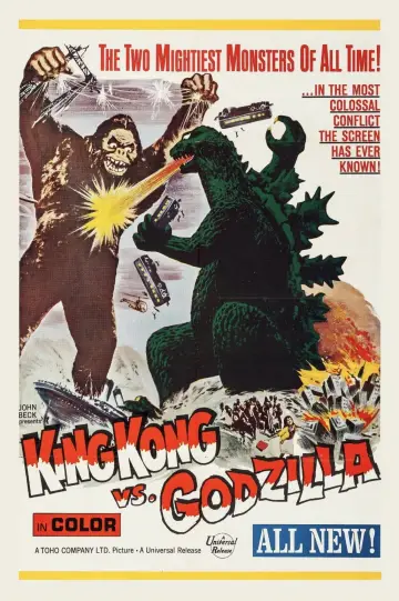 Poster to the movie "King Kong vs. Godzilla" #1027677