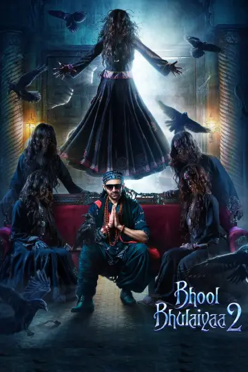 Poster to the movie "Bhool Bhulaiyaa 2" #898888