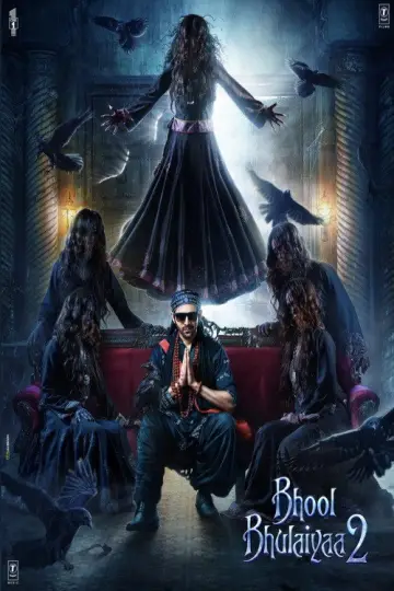 Poster to the movie "Bhool Bhulaiyaa 2" #898891