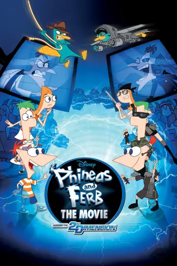 Poster to the movie "Phineas and Ferb the Movie: Across the 2nd Dimension" #91438