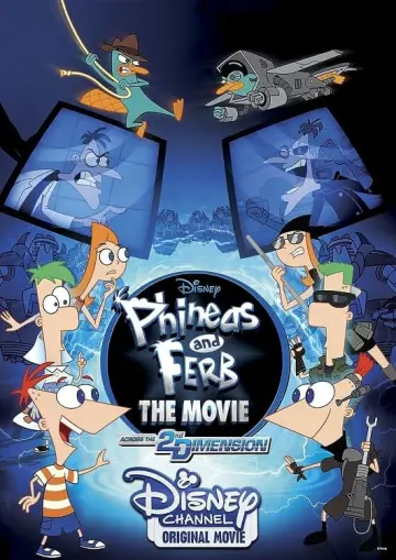 Poster to the movie "Phineas and Ferb the Movie: Across the 2nd Dimension" #91439