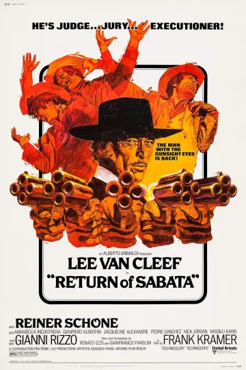 Poster to the movie "Return of Sabata" #1114926
