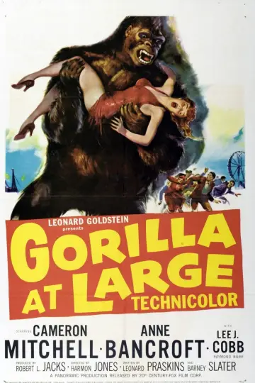 Poster to the movie "Gorilla at Large" #1573640