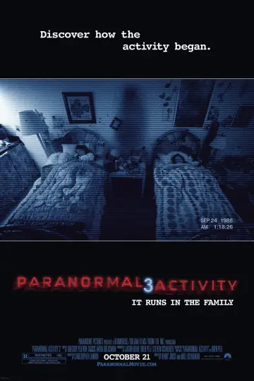 Poster to the movie "Paranormal Activity 3" #938845
