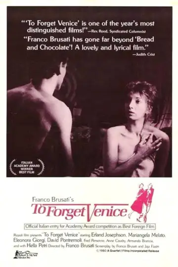 Poster to the movie "To Forget Venice" #1811356