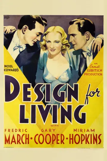 Poster to the movie "Design for Living" #1108461