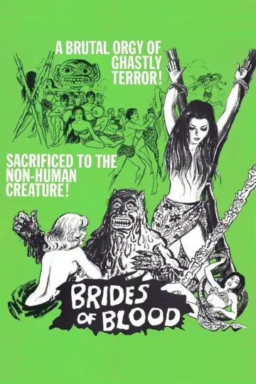 Poster to the movie "Brides of Blood" #1834396