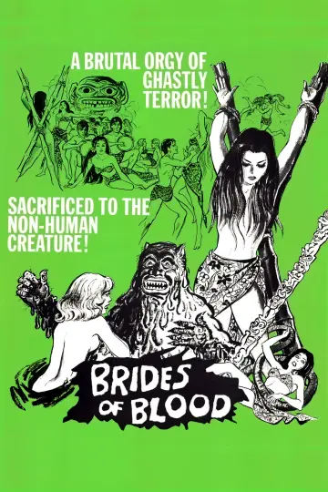 Poster to the movie "Brides of Blood" #1834399