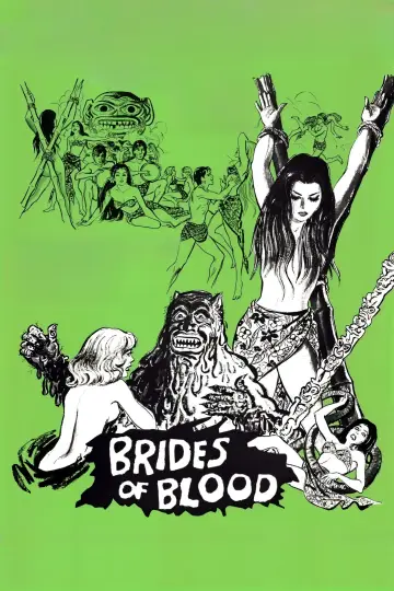 Poster to the movie "Brides of Blood" #1834407