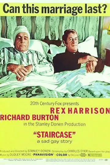 Poster to the movie "Staircase" #622775