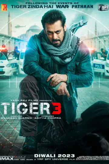 Poster to the movie "Tiger 3" #947091