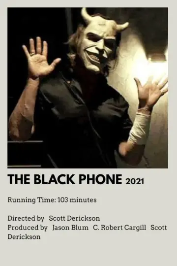 Poster to the movie "The Black Phone" #1208906