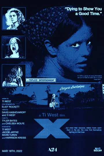 Poster to the movie "X" #1156178
