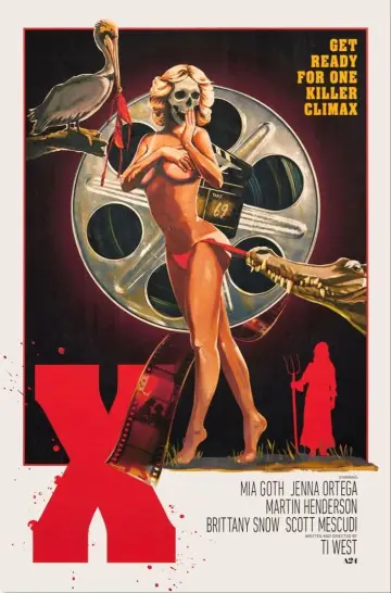 Poster to the movie "X" #170014