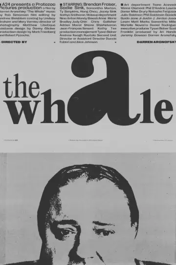 Poster to the movie "The Whale" #183245