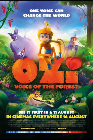 Poster to the movie "OZI: Voice of the Forest" #661384