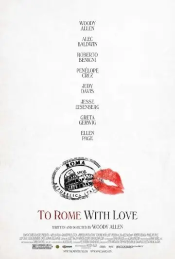 Poster to the movie "To Rome with Love" #1039381