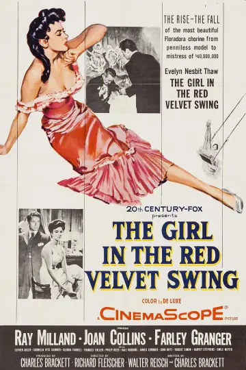 Poster to the movie "The Girl in the Red Velvet Swing" #1872124