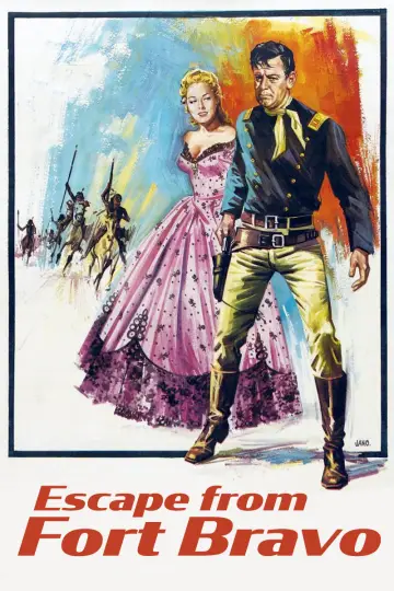 Poster to the movie "Escape from Fort Bravo" #1893426