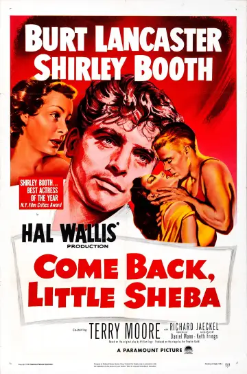 Poster to the movie "Come Back, Little Sheba" #1589938