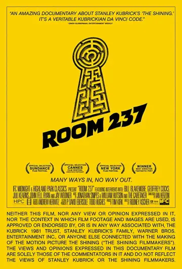 Poster to the movie "Room 237" #1158050