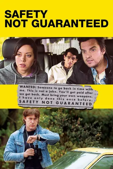 Poster to the movie "Safety Not Guaranteed" #263078