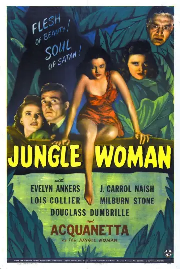Poster to the movie "Jungle Woman" #1658294