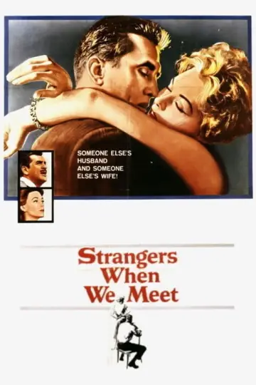 Poster to the movie "Strangers When We Meet" #1856213