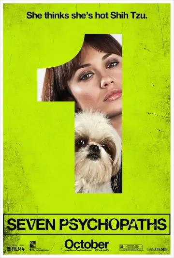 Poster to the movie "Seven Psychopaths" #862151