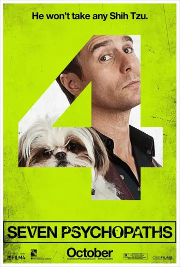 Poster to the movie "Seven Psychopaths" #862153