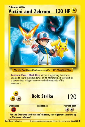 Poster to the movie "Pokémon the Movie: White - Victini and Zekrom" #724157